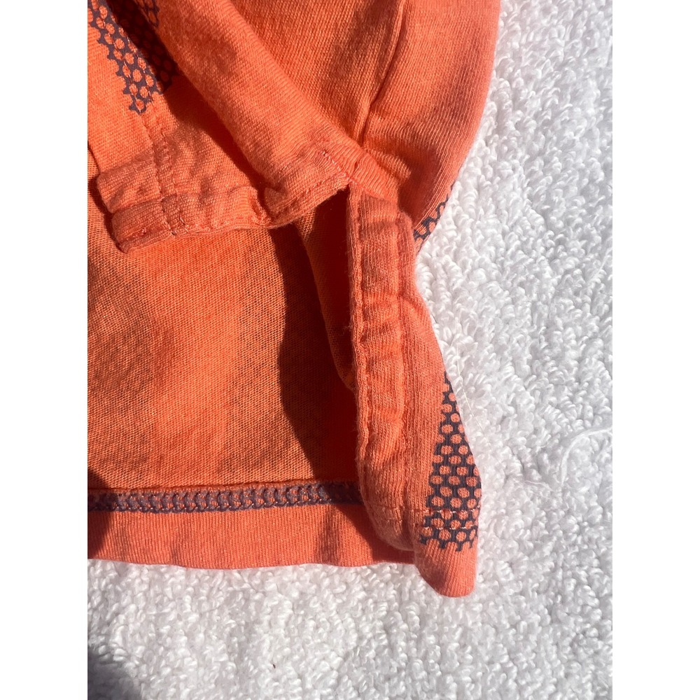 Under Armour HeatGear Orange Cropped Pocket T-Shirt Girls Youth Medium Graphic - Picture 15 of 15